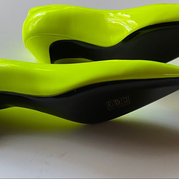 Neon Yellow Kiki Pumps - Picture 5 of 6